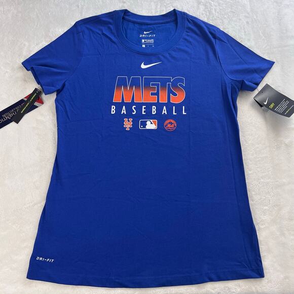 Nike Dri Fit Women’s New York Mets T-shirt size small NWT - Picture 1 of 7